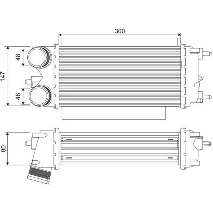 Valeo 818539 Ladeluftkühler Valeo 818539 Ladeluftkühler