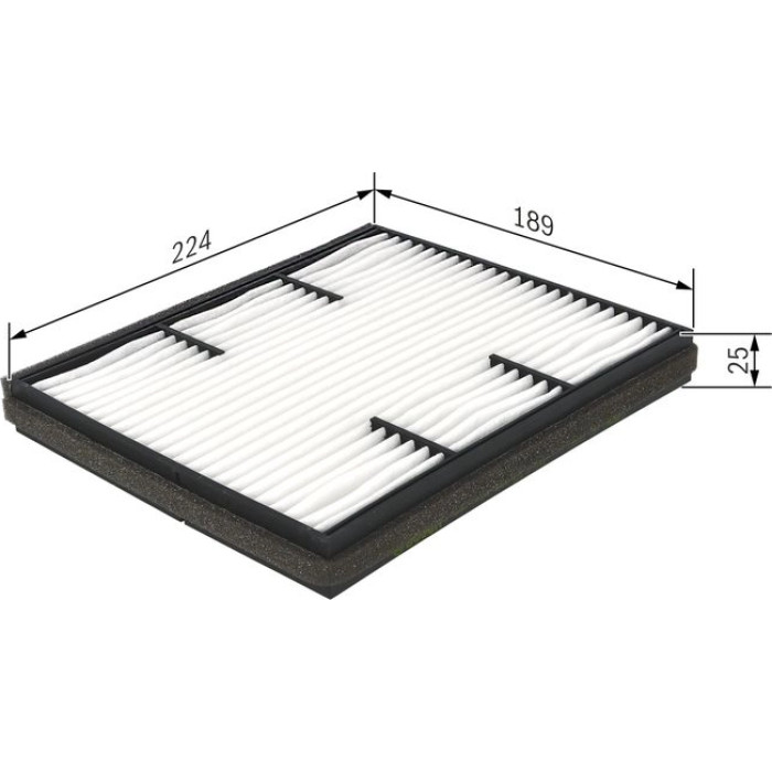 BOSCH 1 987 432 223 Innenraumfilter BOSCH 1 987 432 223 Innenraumfilter