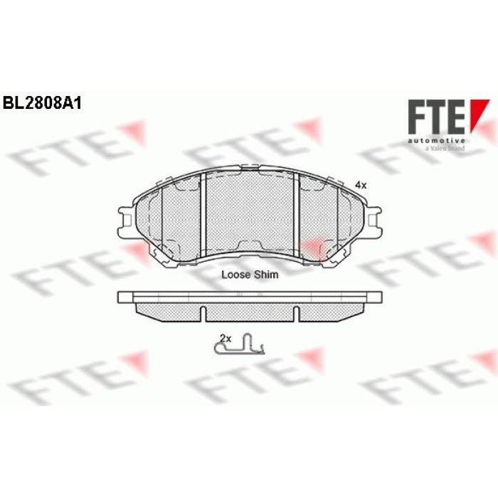 FTE 9010997 Bremsbelagsatz, Scheibenbremse FTE 9010997 Bremsbelagsatz, Scheibenbremse