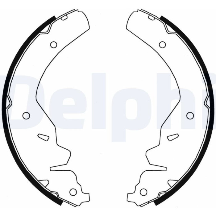 Delphi LS1825 Bremsbackensatz