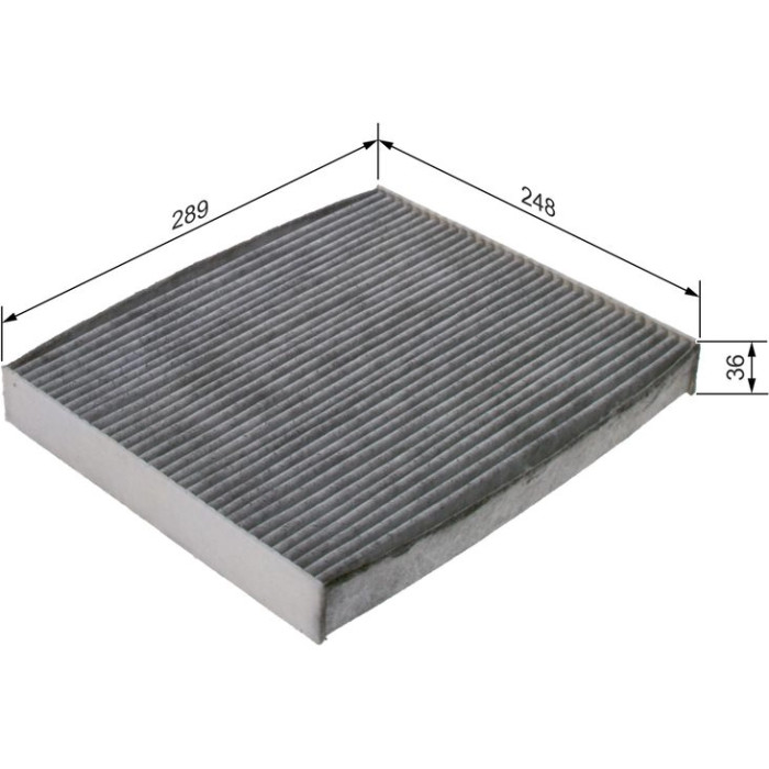 BOSCH 1 987 435 607 Filter, Innenraumluft BOSCH 1 987 435 607 Filter, Innenraumluft