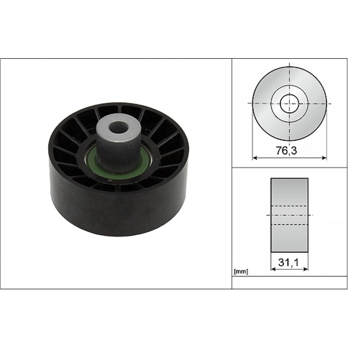 INA 532 0776 10 Umlenkrolle/Führungsrolle, Keilrippenriemen INA 532 0776 10 Umlenkrolle/Führungsrolle, Keilrippenriemen