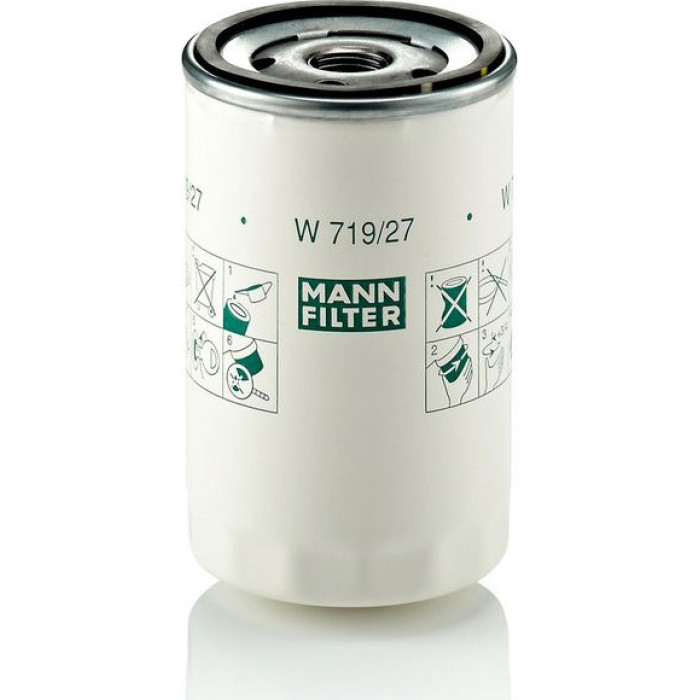 5x Mann-Filter W 719/27 Ölfilter MANN-FILTE