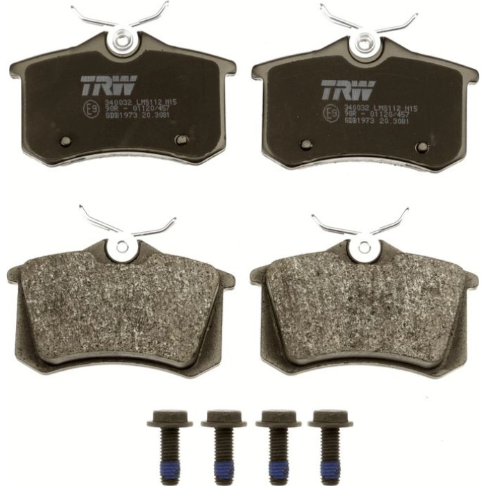 TRW GDB1973 Bremsbelagsatz, Scheibenbremse COTEC