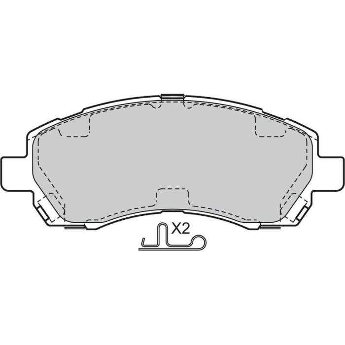 Valeo 598915 Bremsbelagsatz, Scheibenbremse