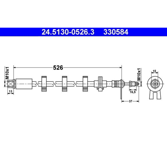 ATE 24.5130-0526.3 Bremsschlauch