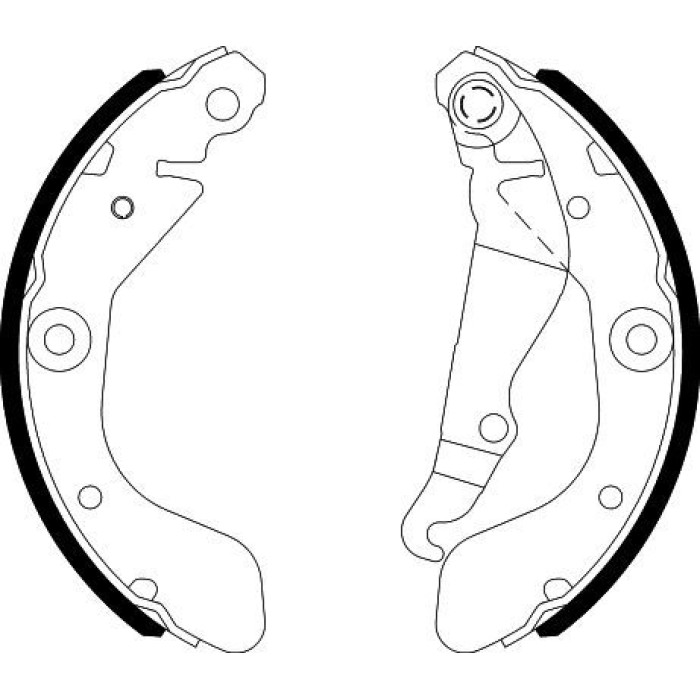 Hella 8DB 355 022-141 Bremsbackensatz Hella 8DB 355 022-141 Bremsbackensatz