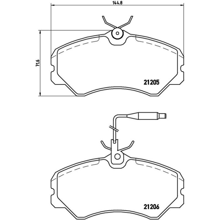Brembo P 23 023 Bremsbelagsatz, Scheibenbremse PRIME LINE Brembo P 23 023 Bremsbelagsatz, Scheibenbremse PRIME LINE