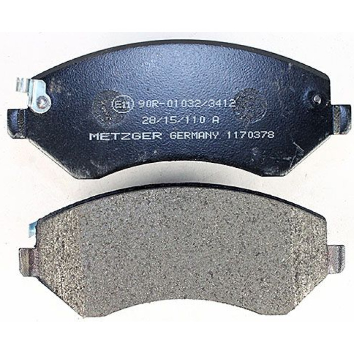 Metzger 1170378 Bremsbelagsatz, Scheibenbremse Metzger 1170378 Bremsbelagsatz, Scheibenbremse