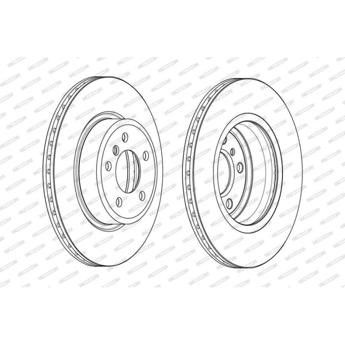 Ferodo DDF2039C Bremsscheibe PREMIER Ferodo DDF2039C Bremsscheibe PREMIER