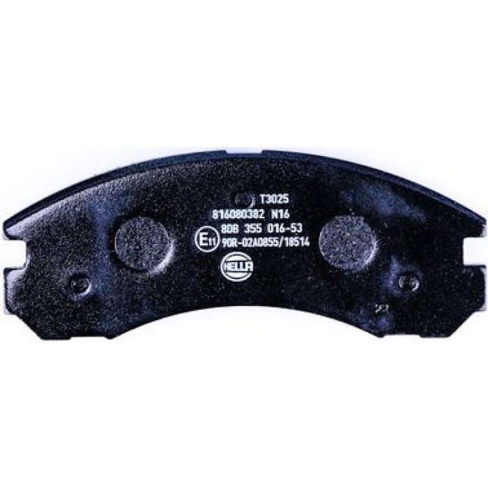 Hella 8DB 355 016-531 Bremsbelagsatz, Scheibenbremse Hella 8DB 355 016-531 Bremsbelagsatz, Scheibenbremse
