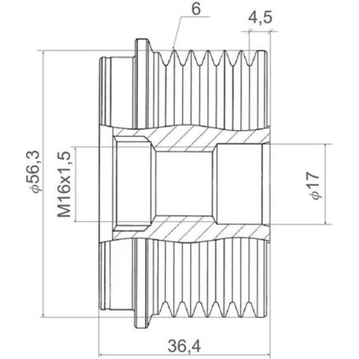 Generatorfreilauf 588431 Generatorfreilauf 588431