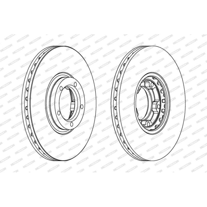 Ferodo DDF849 Bremsscheibe PREMIER Ferodo DDF849 Bremsscheibe PREMIER