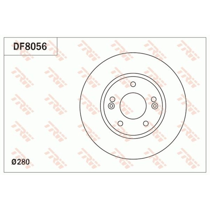 TRW DF8056 Bremsscheibe TRW DF8056 Bremsscheibe