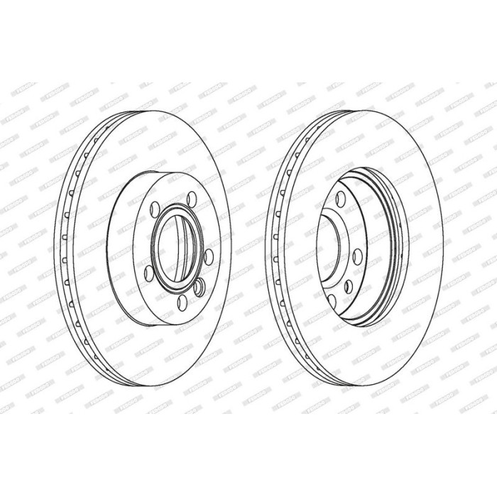 Ferodo DDF1010C Bremsscheibe PREMIER Coat+ disc