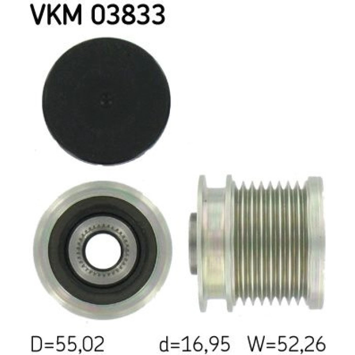SKF VKM 03833 Generatorfreilauf