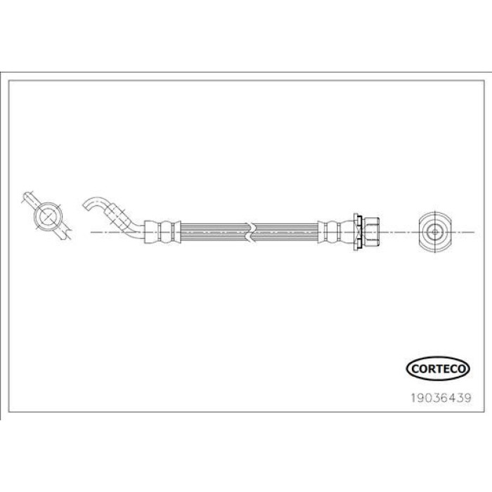 Corteco 19036439 Bremsschlauch