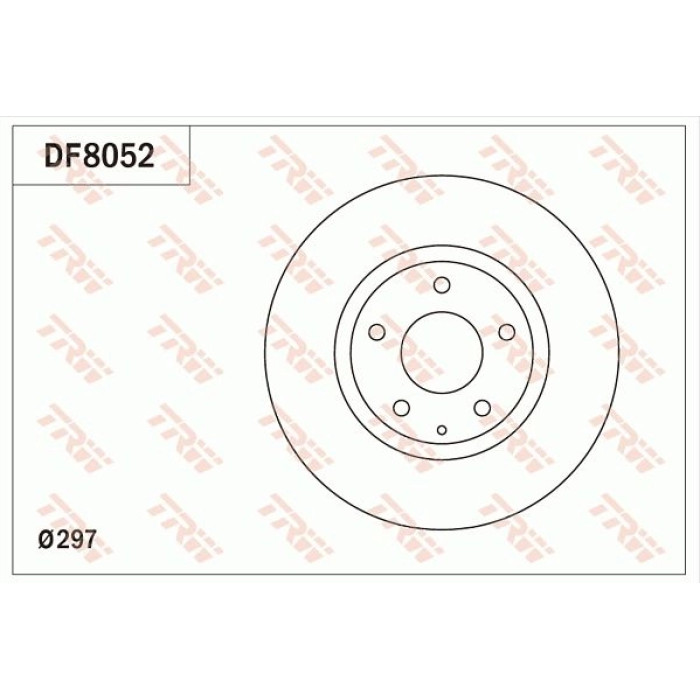 TRW DF8052 Bremsscheibe TRW DF8052 Bremsscheibe