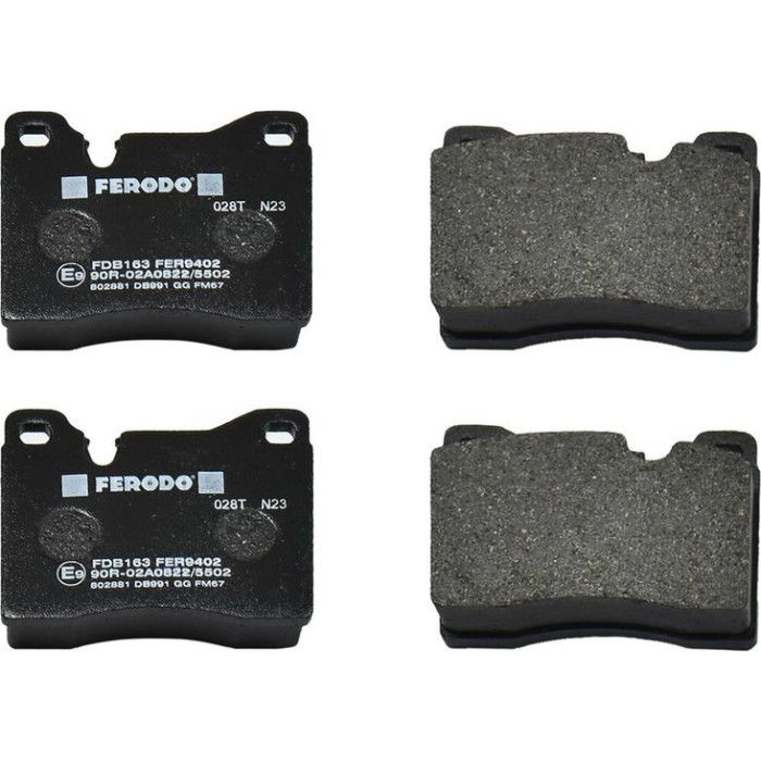 Ferodo FDB163 Bremsbelagsatz, Scheibenbremse PREMIER ECO FRICTION Ferodo FDB163 Bremsbelagsatz, Scheibenbremse PREMIER ECO FRICTION