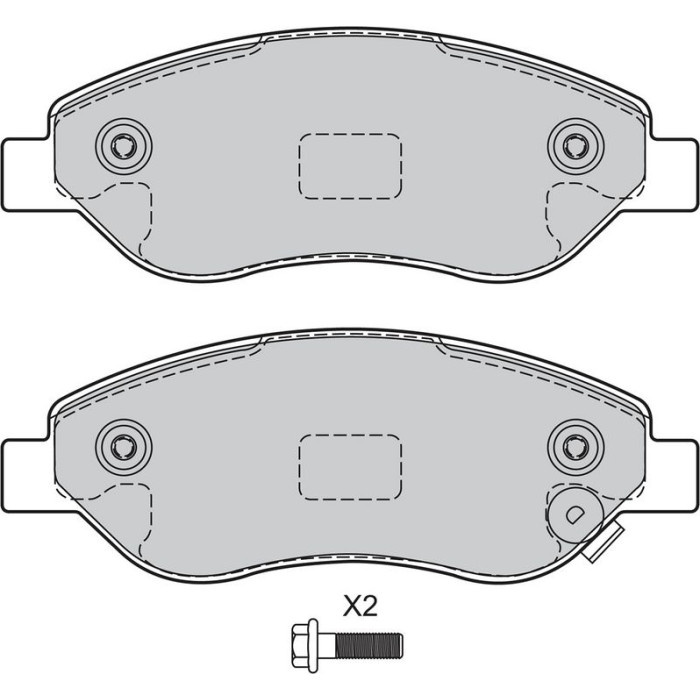Valeo 601380 Bremsbelagsatz, Scheibenbremse Valeo 601380 Bremsbelagsatz, Scheibenbremse