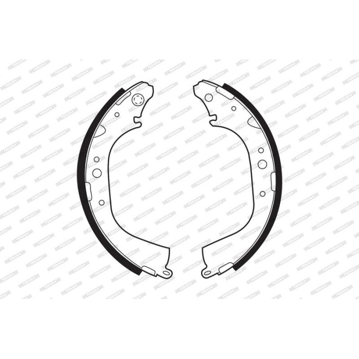 Ferodo FSB411 Bremsbackensatz PREMIER