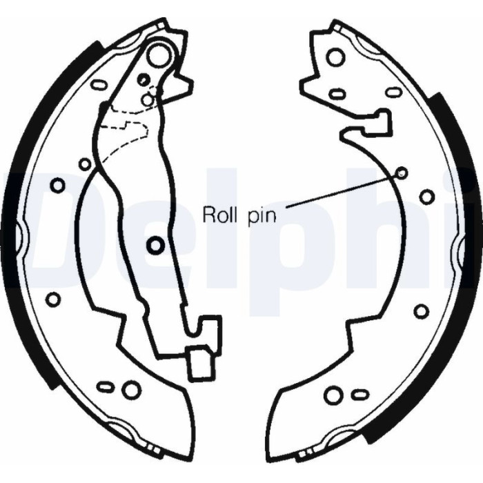 Delphi LS1233 Bremsbackensatz