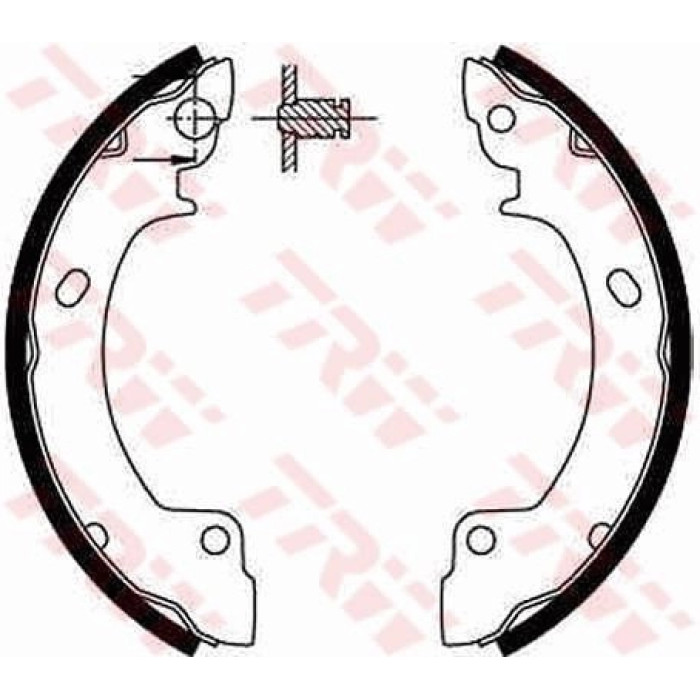 TRW GS8552 Bremsbackensatz