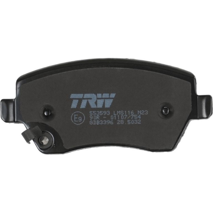 TRW GDB3396 Bremsbelagsatz, Scheibenbremse COTEC TRW GDB3396 Bremsbelagsatz, Scheibenbremse COTEC