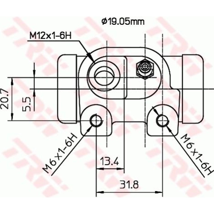 TRW BWD182 Radbremszylinder