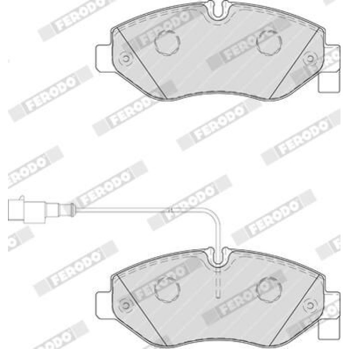 Ferodo FVR4053 Bremsbelagsatz, Scheibenbremse PREMIER