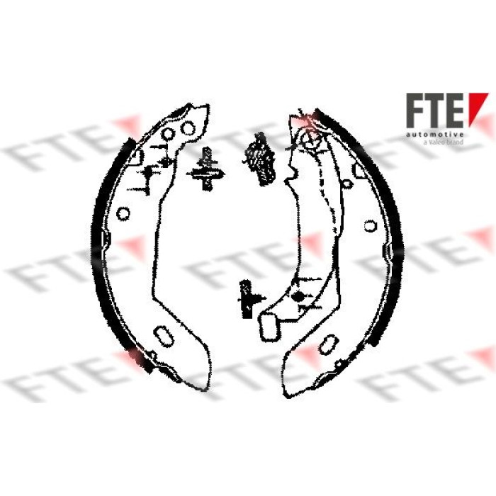 FTE 9100008 Bremsbackensatz FTE 9100008 Bremsbackensatz