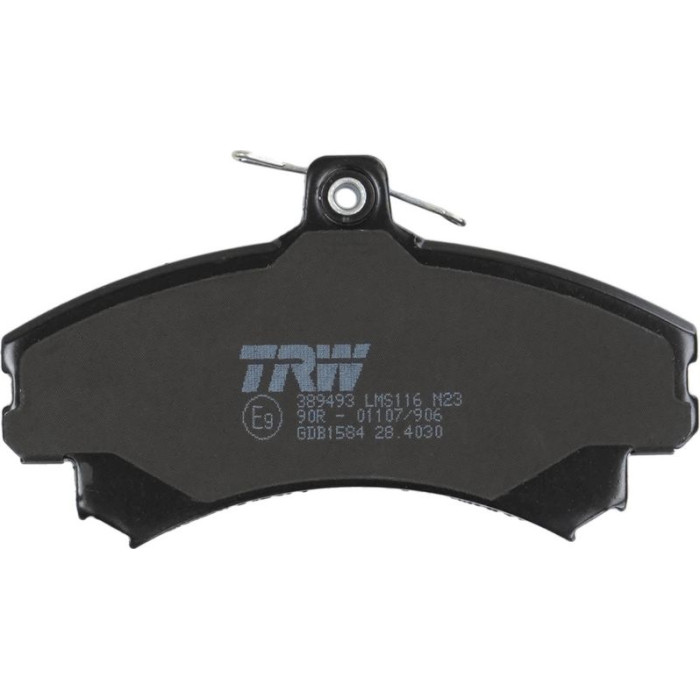 TRW GDB1584 Bremsbelagsatz, Scheibenbremse COTEC TRW GDB1584 Bremsbelagsatz, Scheibenbremse COTEC