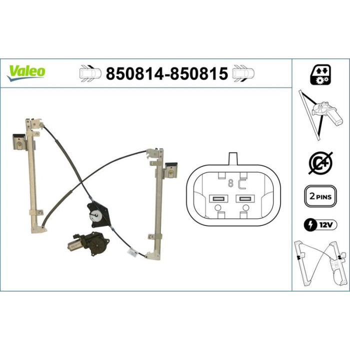 Valeo 850815 Fensterheber Valeo 850815 Fensterheber
