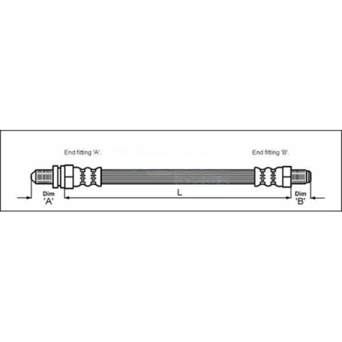 Metzger 4112502 Bremsschlauch