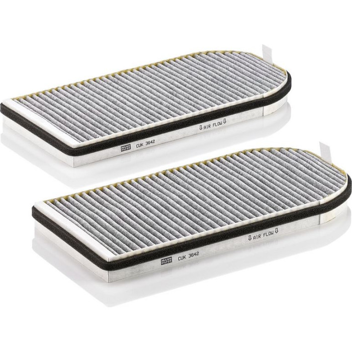 MANN-FILTER CUK 3642-2 Innenraumfilter, Aktivkohlefilter
