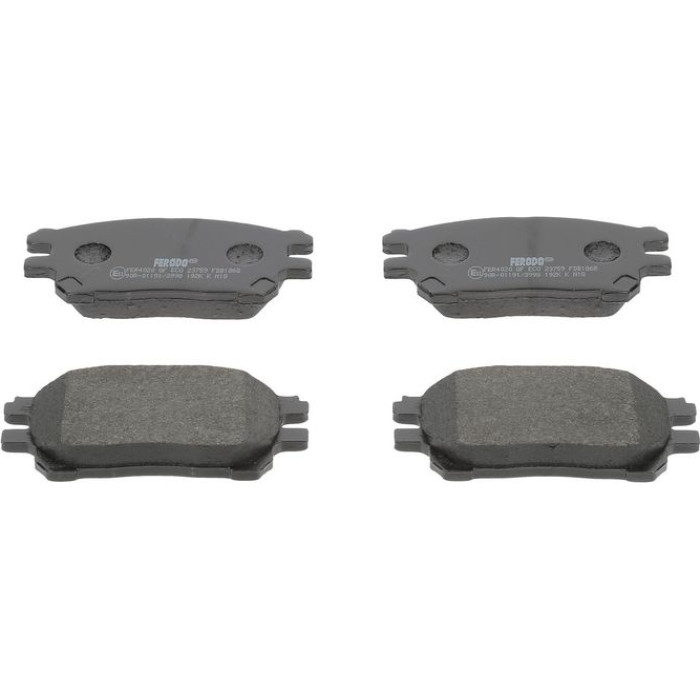 Ferodo FDB1868 Bremsbelagsatz, Scheibenbremse PREMIER ECO FRICTION Ferodo FDB1868 Bremsbelagsatz, Scheibenbremse PREMIER ECO FRICTION