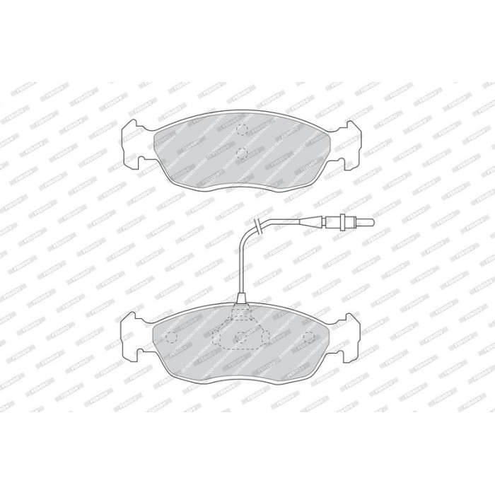 Ferodo FDB876 Bremsbelagsatz, Scheibenbremse PREMIER ECO FRICTION Ferodo FDB876 Bremsbelagsatz, Scheibenbremse PREMIER ECO FRICTION