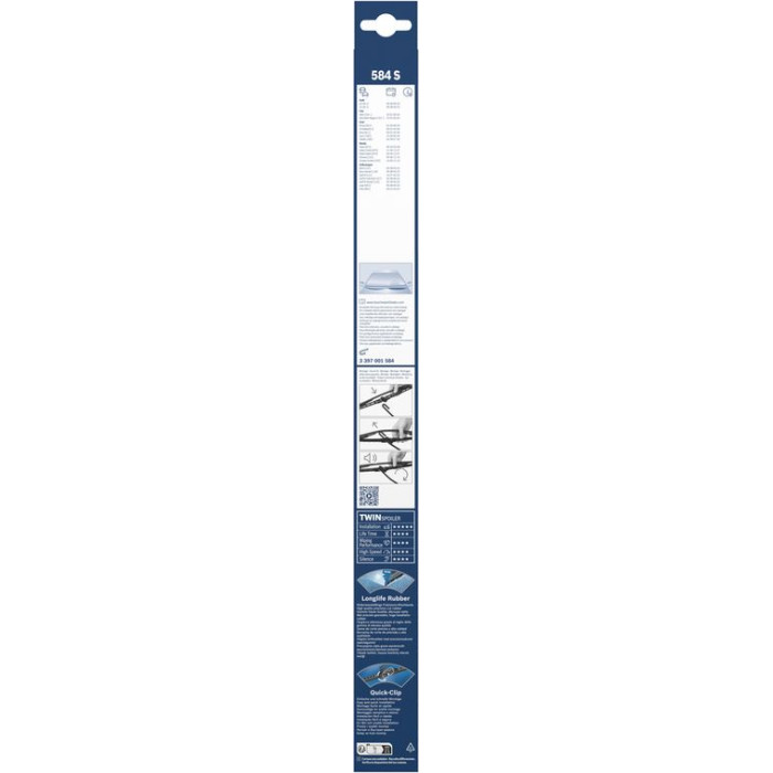 BOSCH 584S Scheibenwischer Twin 3 397 001 584