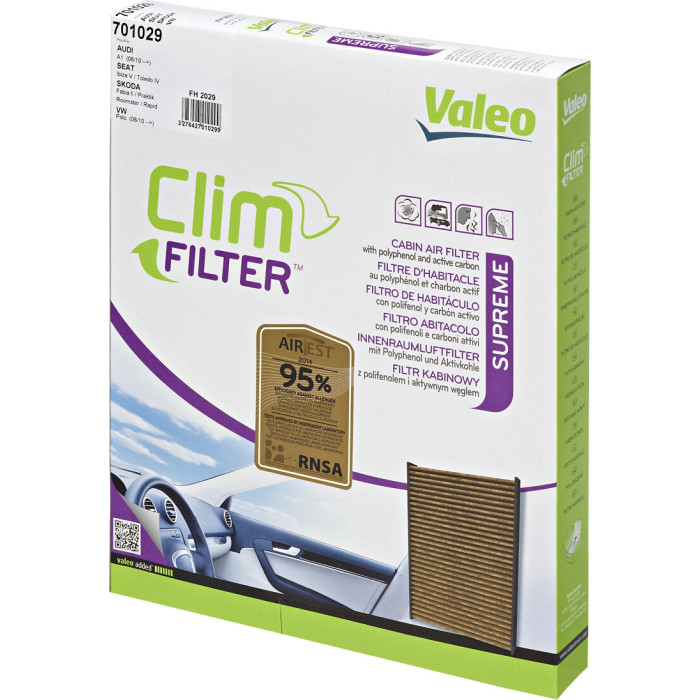 Valeo 701029 Filter, Innenraumluft PROTECT MAX Valeo 701029 Filter, Innenraumluft PROTECT MAX