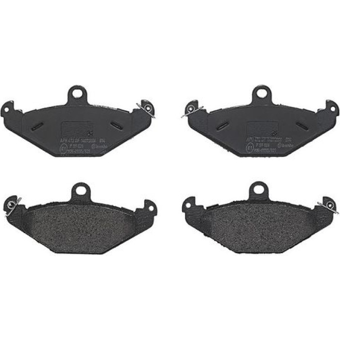 Brembo P 59 026 Bremsbelagsatz, Scheibenbremse PRIME LINE Brembo P 59 026 Bremsbelagsatz, Scheibenbremse PRIME LINE
