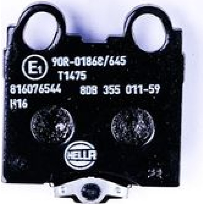 Hella 8DB 355 011-591 Bremsbelagsatz, Scheibenbremse Hella 8DB 355 011-591 Bremsbelagsatz, Scheibenbremse