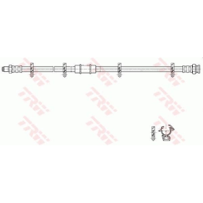 TRW PHB192 Bremsschlauch