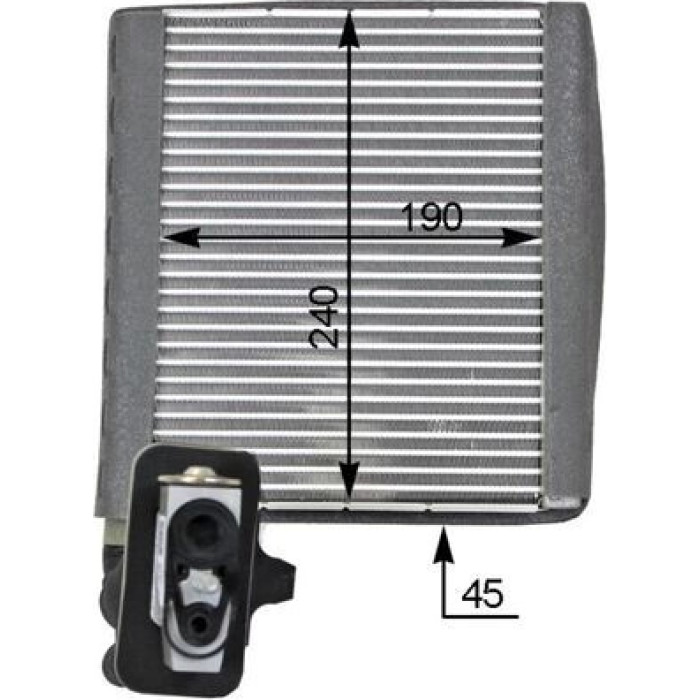 Mahle AE 119 000P Verdampfer, Klimaanlage BEHR Premium Line