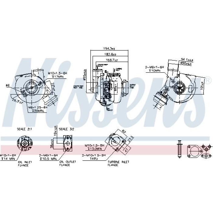 Nissens Turbolader 93249
