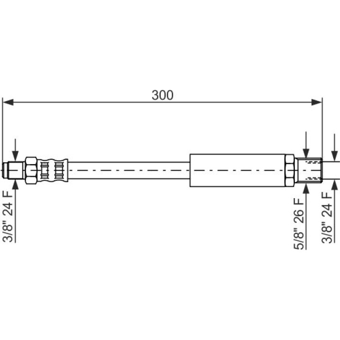 BOSCH 1 987 476 577 Bremsschlauch