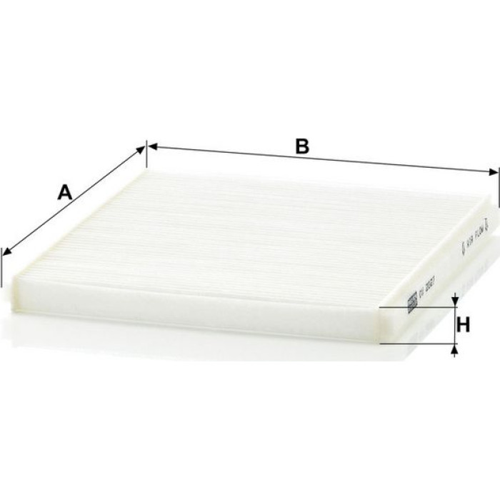 MANN-FILTER CU 2027 Innenraumfilter, Partikelfilter MANN-FILTER CU 2027 Innenraumfilter, Partikelfilter