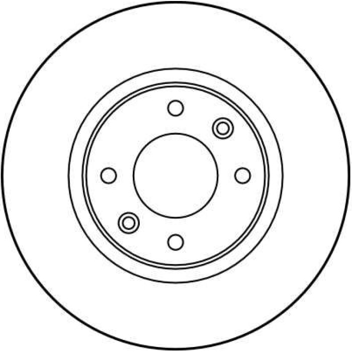 TRW DF2796 Bremsscheibe