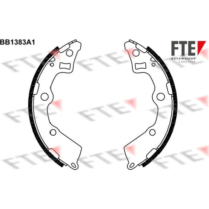 FTE 9100125 Bremsbackensatz