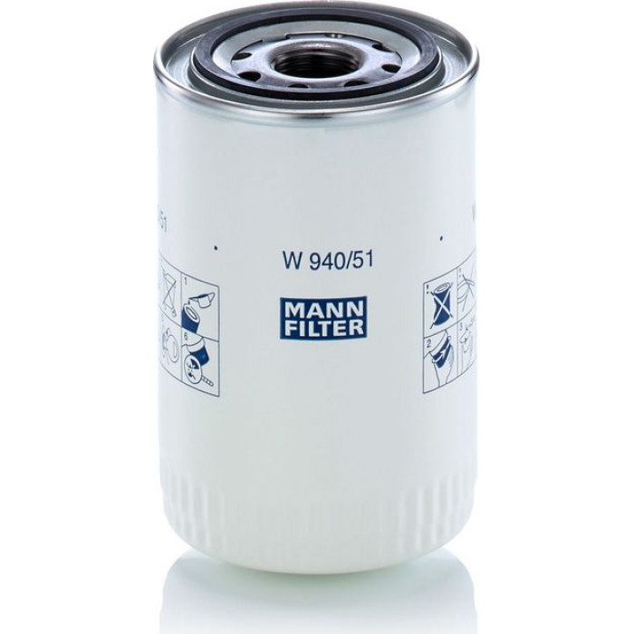 Mann-Filter W 940/51 Filter, Arbeitshydraulik Mann-Filter W 940/51 Filter, Arbeitshydraulik