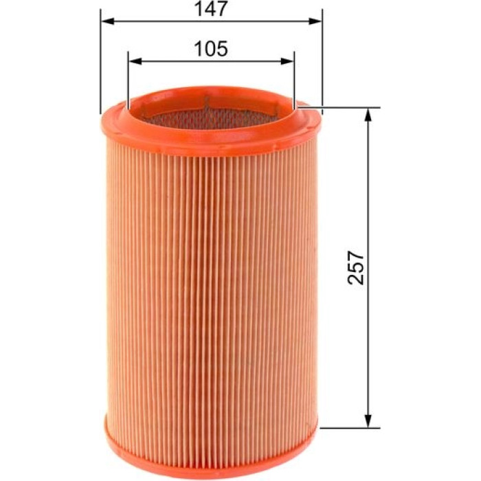 BOSCH 1 457 433 791 Luftfilter BOSCH 1 457 433 791 Luftfilter